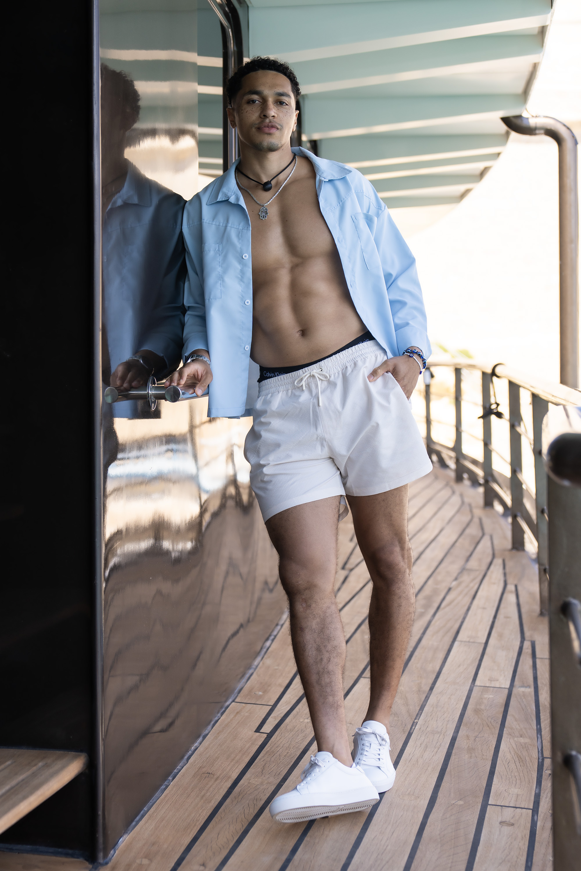 Koray from the Hulu dating show 'Love Overboard.'