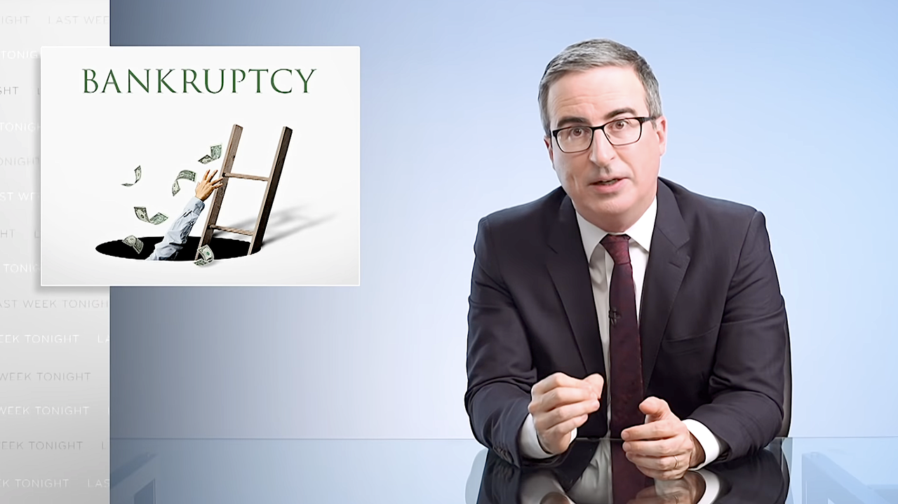 John Oliver explains personal bankruptcy