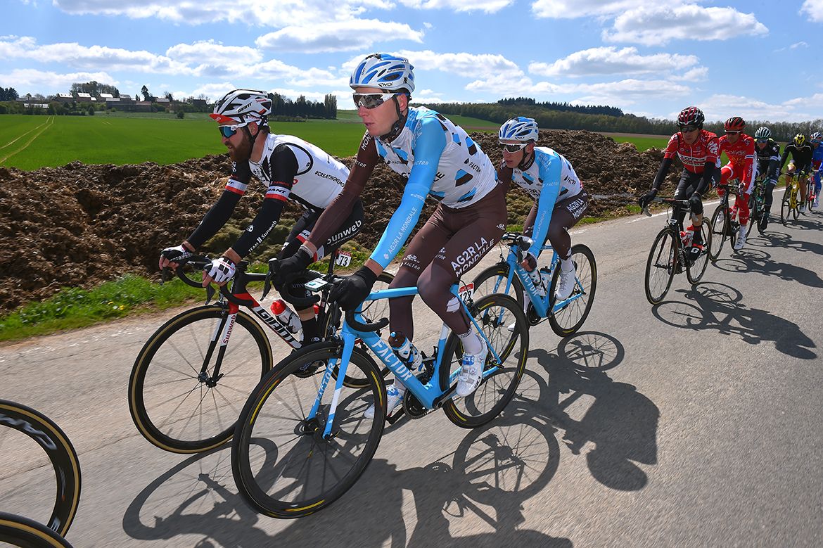 Romain Bardet at La Fl&egrave;che Wallonne