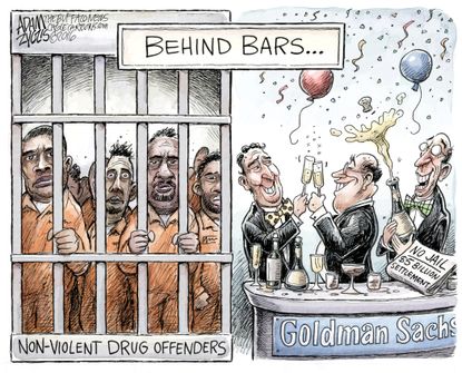 Editorial Cartoon U.S. Criminal Justice