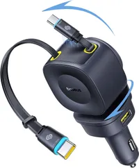 Baseus PrimeTrip VR2 Max 163W Retractable Car Charger