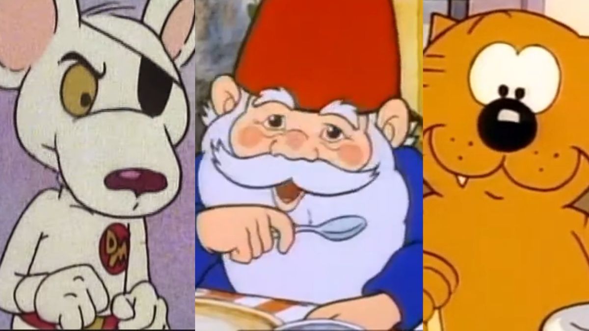 Danger Mouse, The World of David the Gnome, Heathcliff and the Catillac Cats