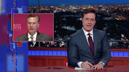Stephen Colbert tears apart Mitt Romney stop-Trump strategy