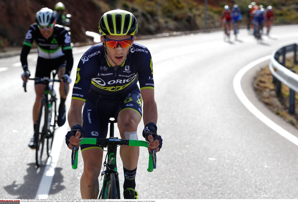 Simon Yates (Orica Scott) couldn't match the favourites on the final climb