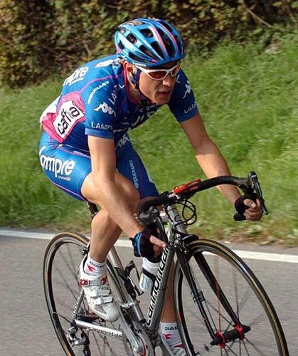 Damiano Cunego (Lampre) rode a good race for Simoni