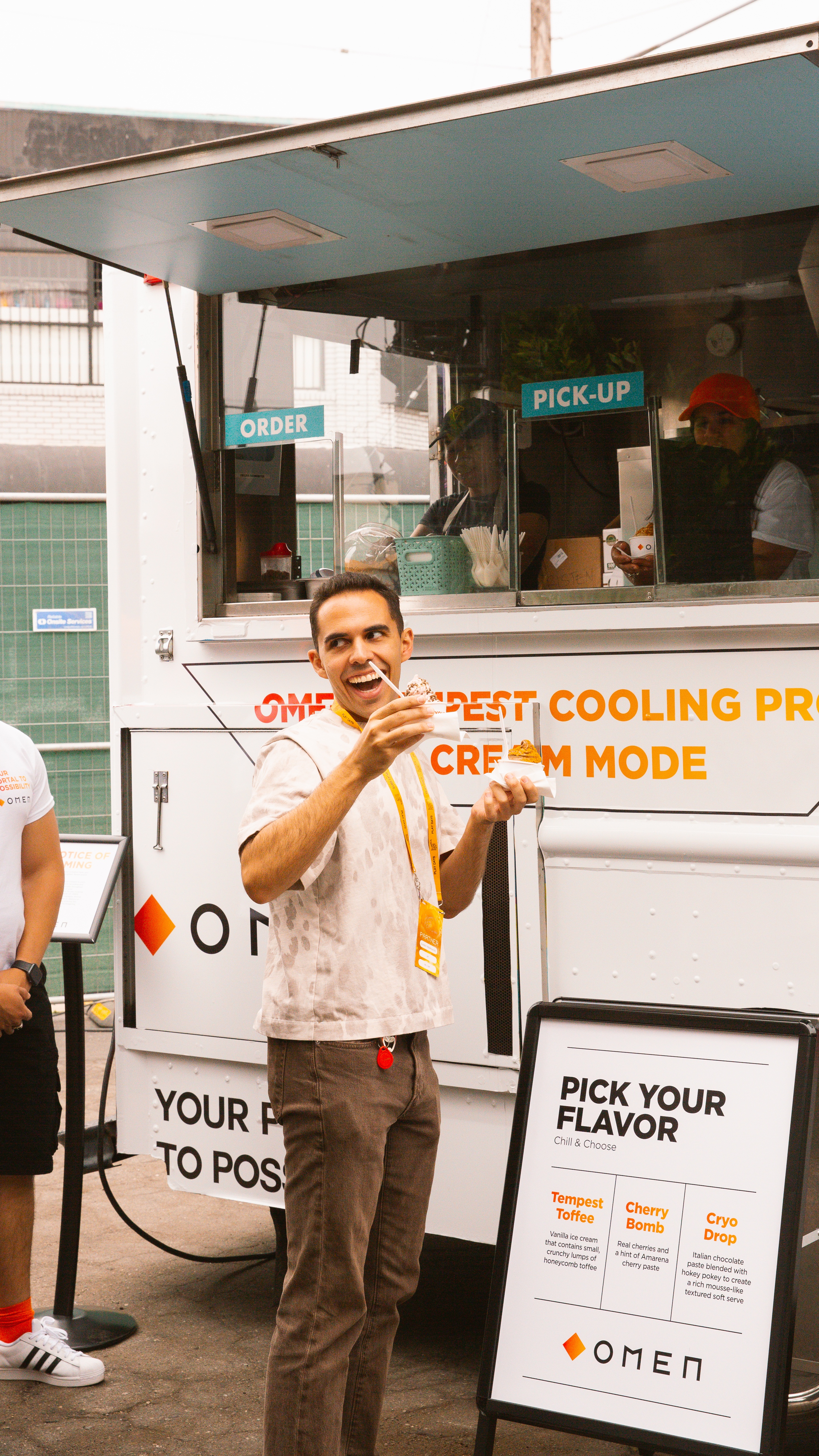 The OMEN - PC Gamer Ice Cream Truck event at Summer Game Fest