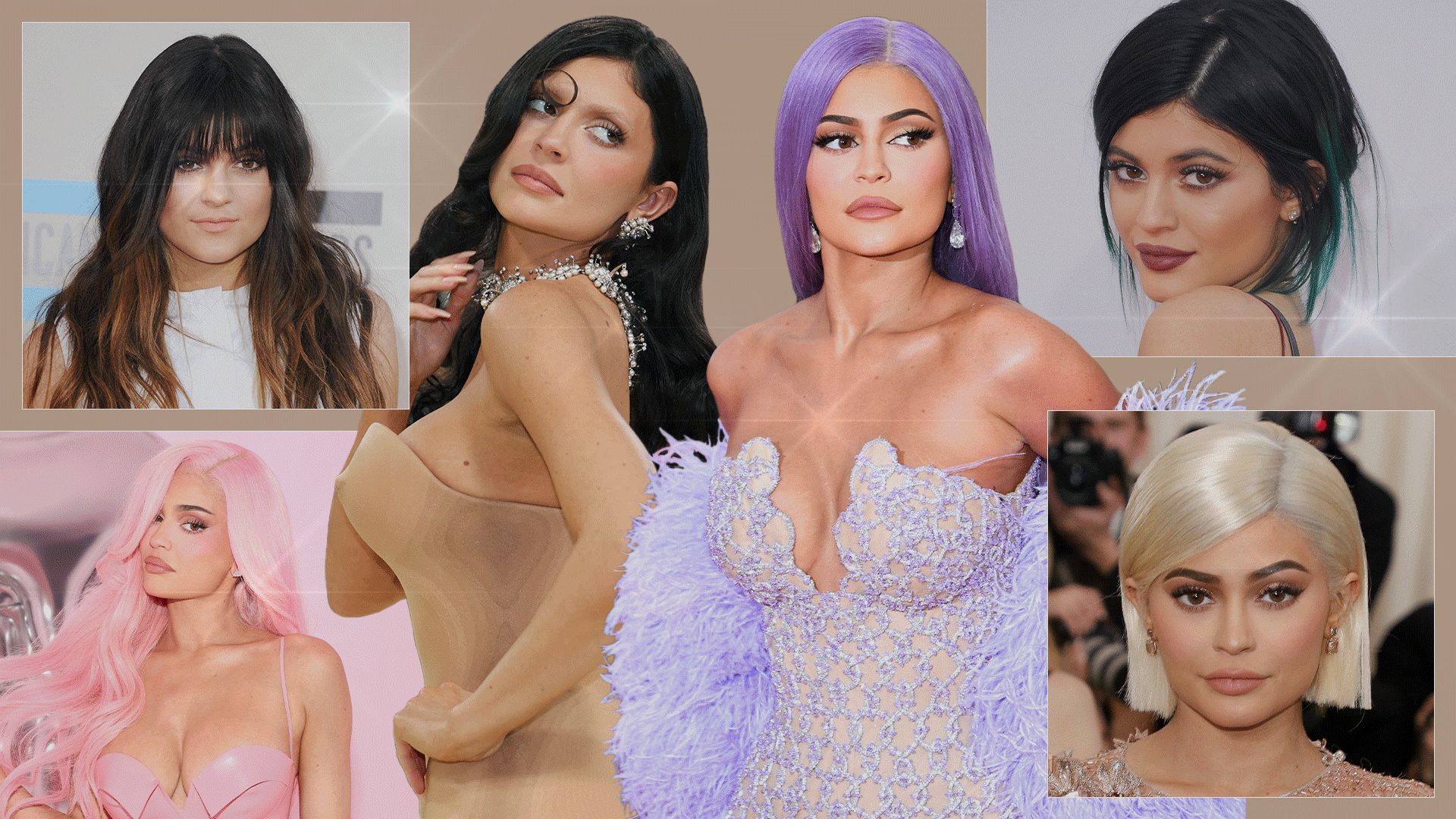 Kylie Jenner's best beauty looks throughout time.