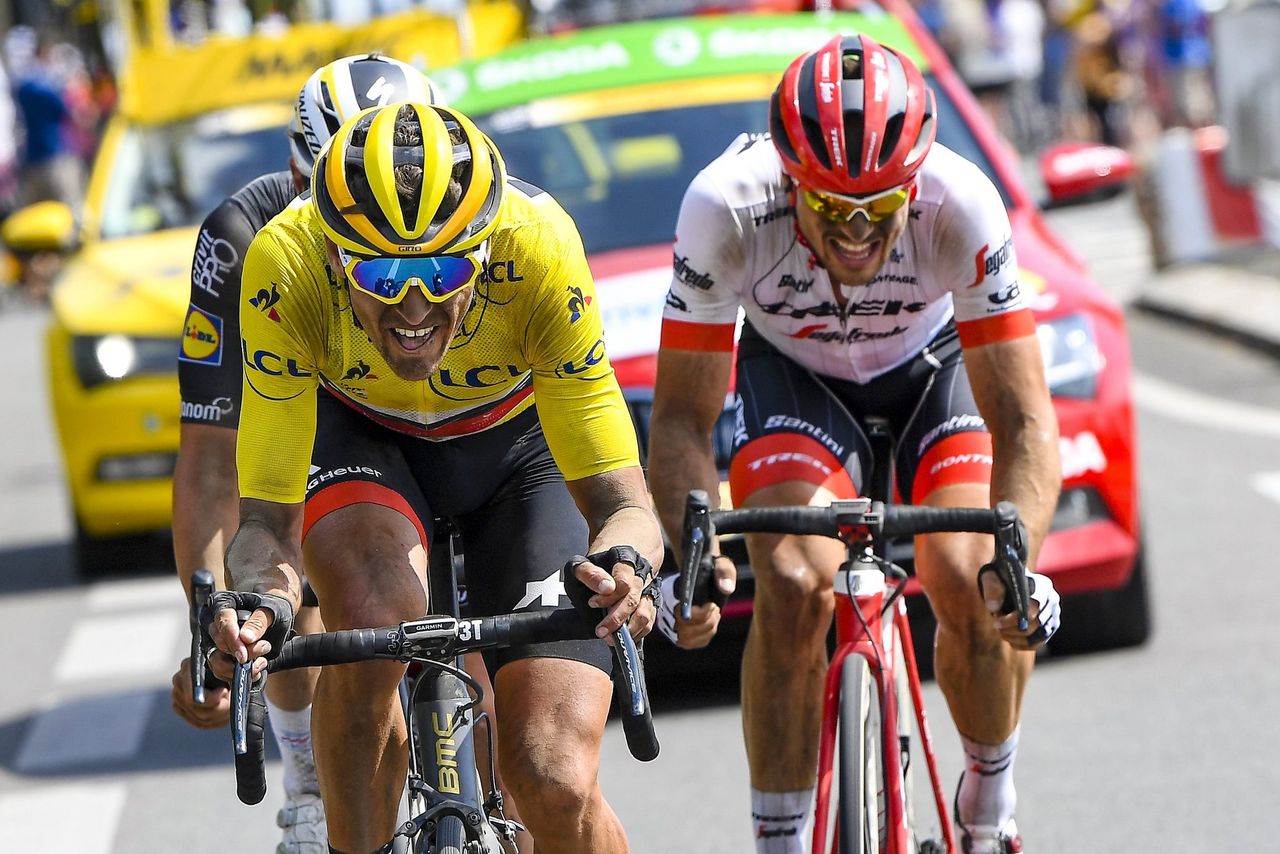 Greg Van Avermaet (BMC) and John Degenkolb (Trek-Segafredo), two former Paris-Roubaix winners, had the edge on stage 9