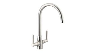 John Lewis Swan 2 Lever Kitchen Tap