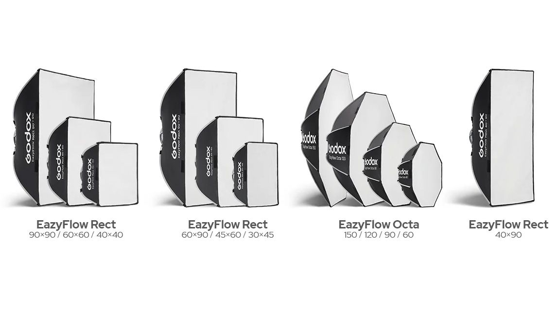 These clever softboxes can be set up and packed away in seconds ...
