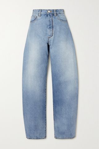 High-Rise Tapered Jeans