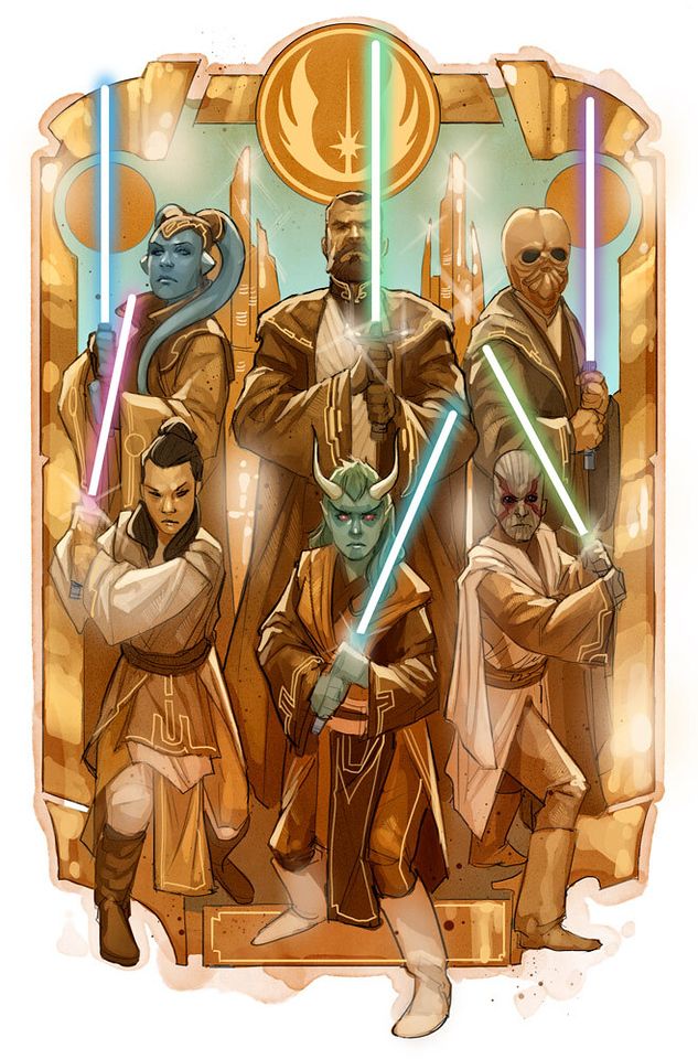 Cover art for the new series "Star Wars: The High Republic."