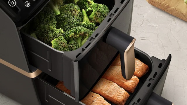 Philips 4000 Series Stacked Dual Basket Airfryer