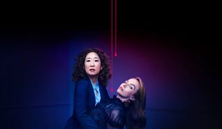 Killing Eve Jodie Comer in Sandra Oh's arms