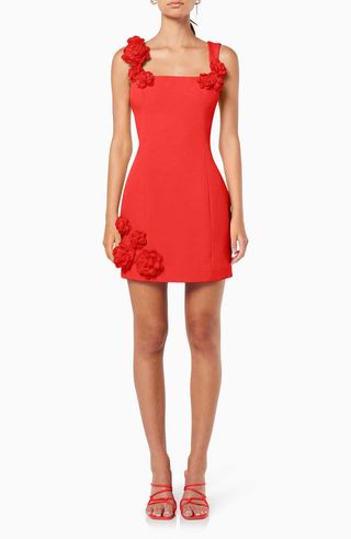 Trompe Rosette Minidress