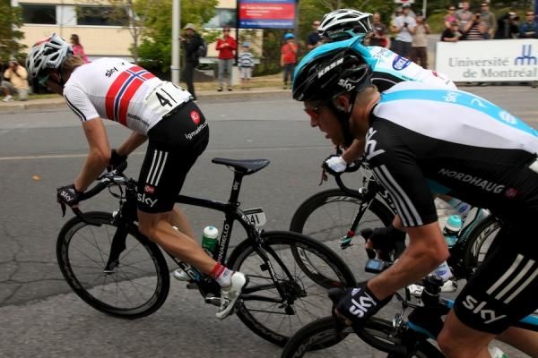 Nordhaug worked for Sky's captain Edvald Boasson Hagen throughout the race