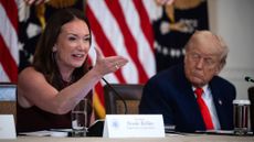 Agriculture Secretary Brooke Rollins and President Donald Trump