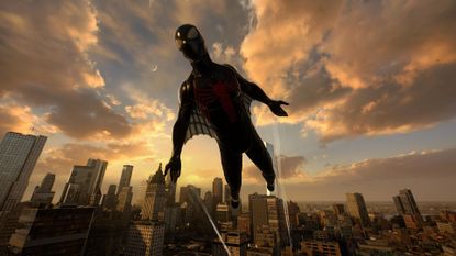 Gliding through New York in Marvel's Spider-Man 2