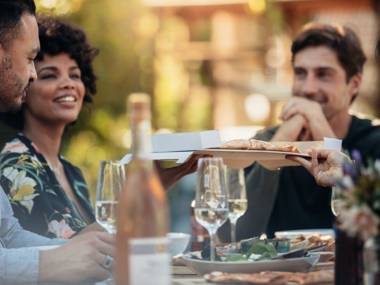 People At A Farm To Table Party