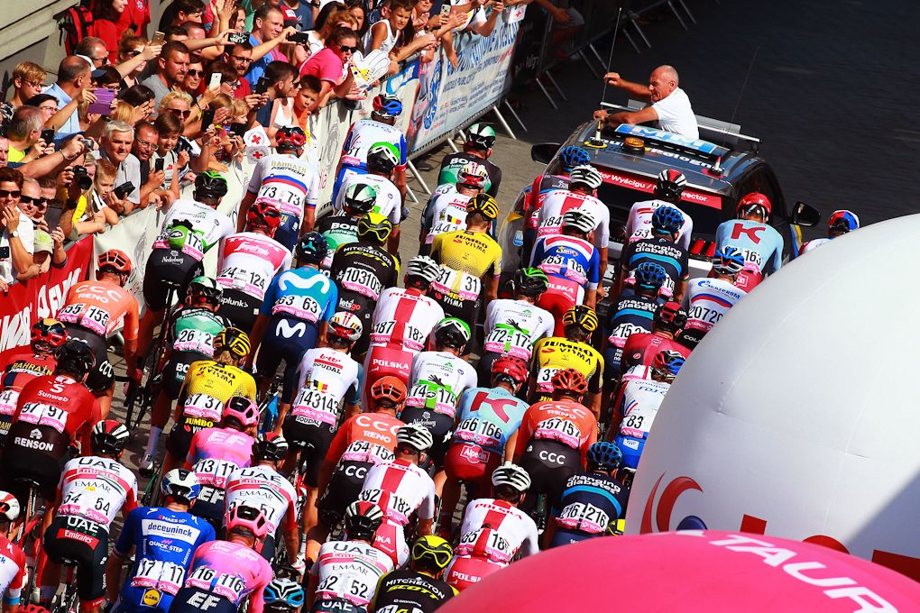 Stage 2 at the Tour de Pologne gets underway