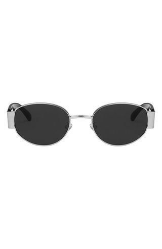 Elliot 57mm Polarized Oval Sunglasses