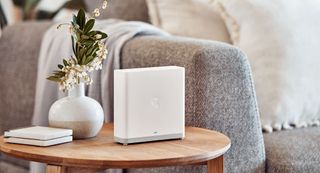 Telstra's Smart Wi-Fi Booster on table