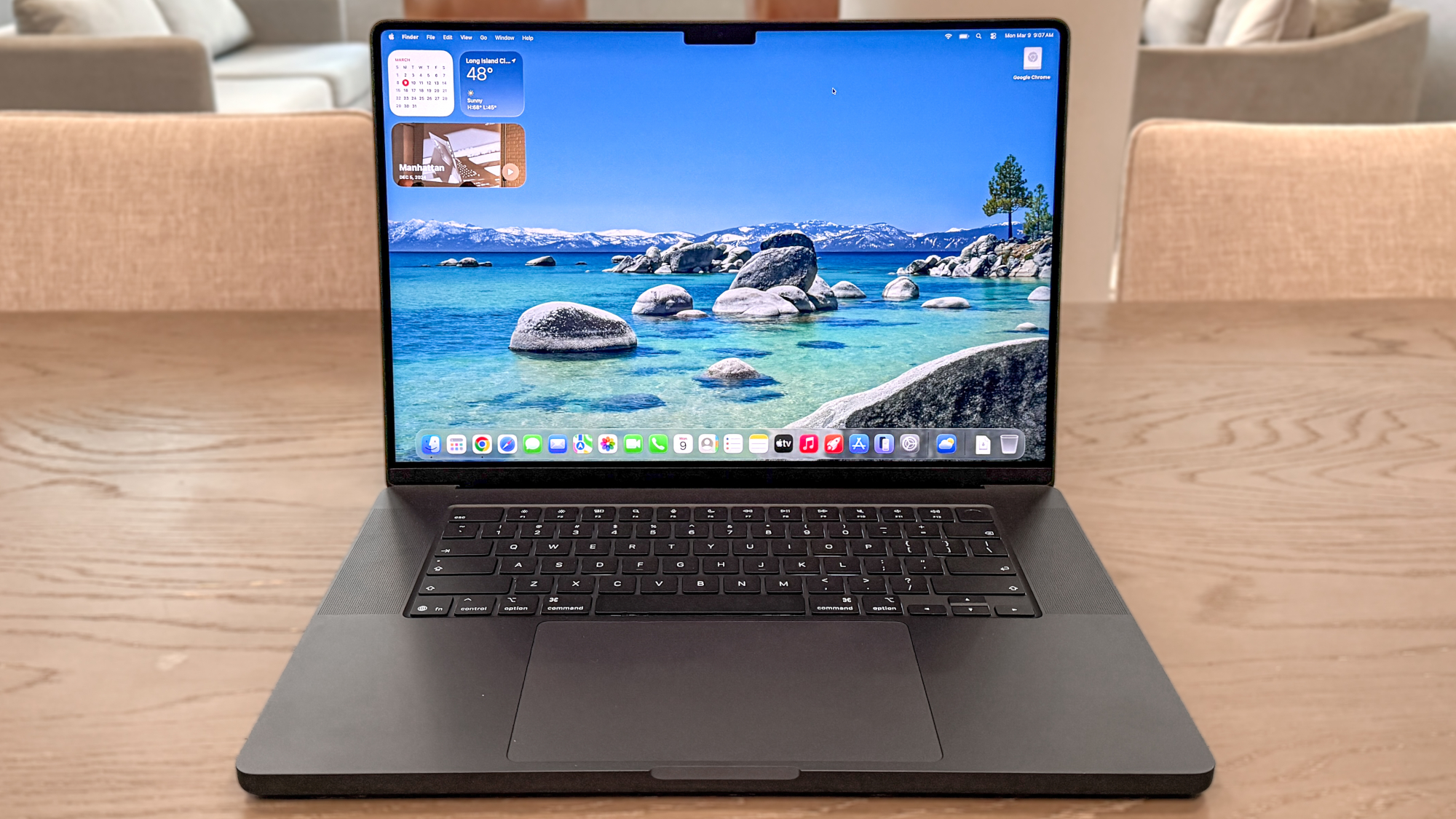 MacBook Pro 16-inch M5 Pro on a desk