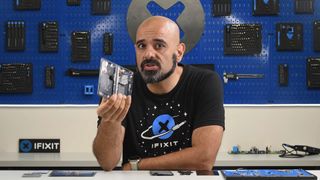 iFixit tearing down the Samsung Galaxy Z Fold8 foldable phone.