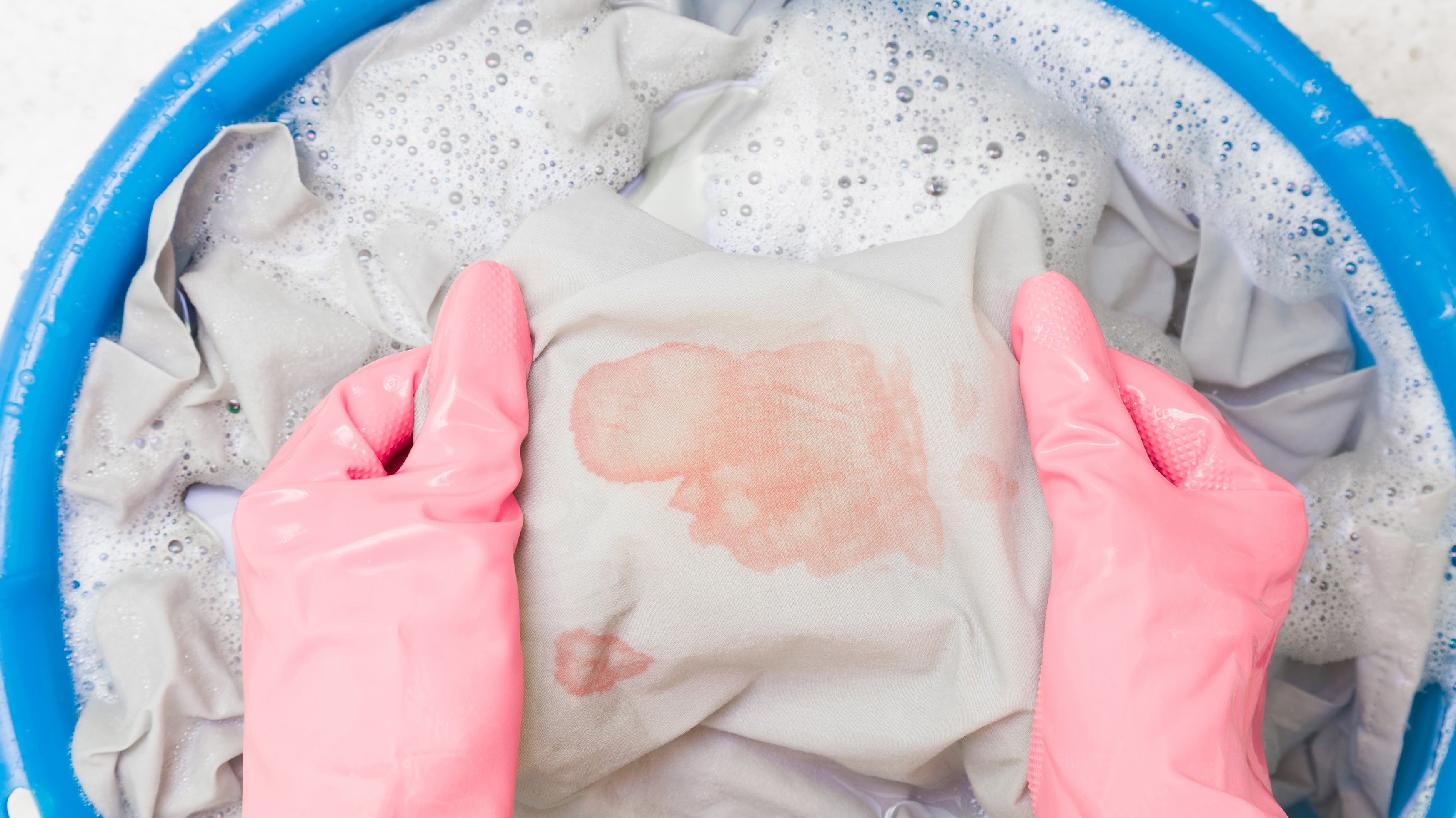 Soaking blood stain in cold water