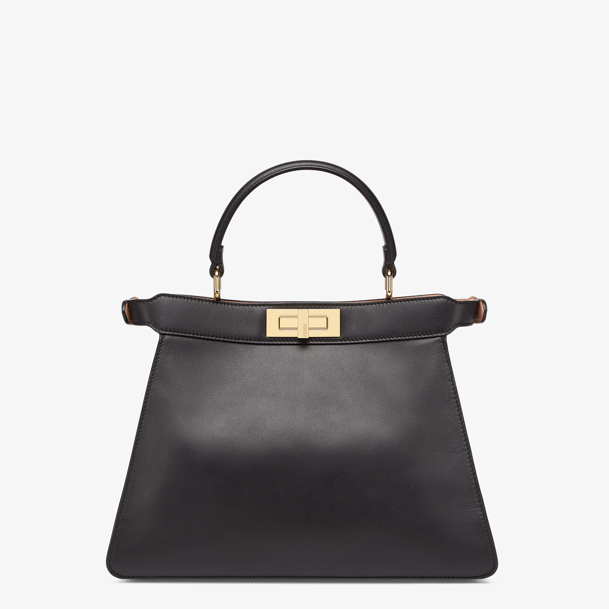 Peekaboo Iseeu Medium Black, Calf Leather Bag