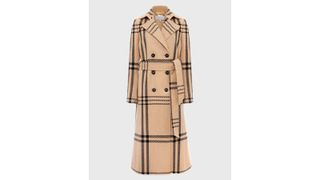 best belted winter coats: Hobbs Faye Wool Blend Wrap Coat