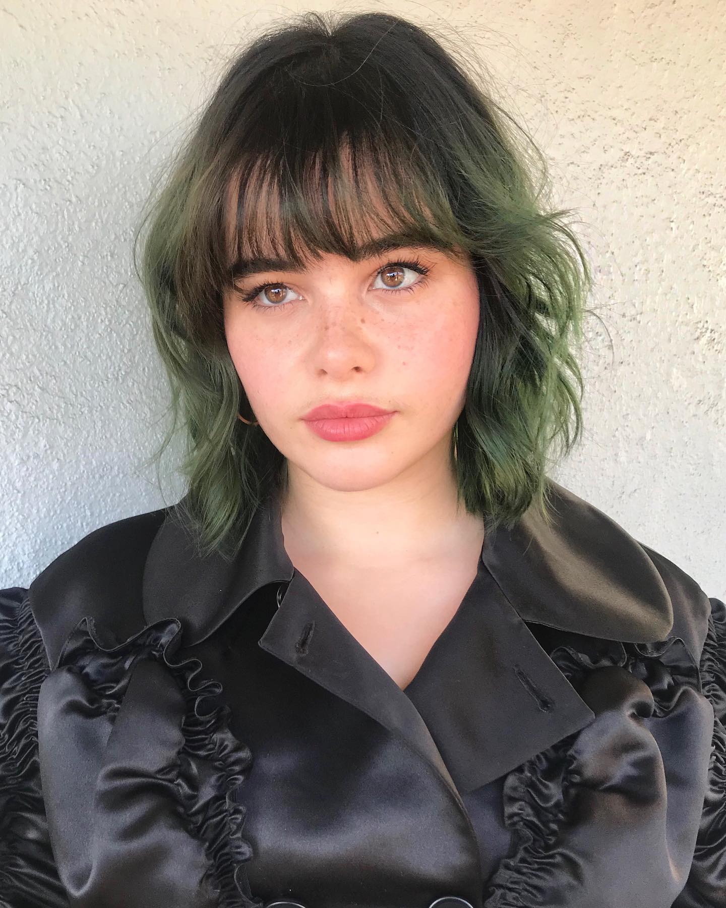Barbie Ferreira with shag haircut