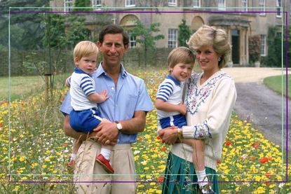 Prince Charles, Princess Diana, Prince William and Prince Harry