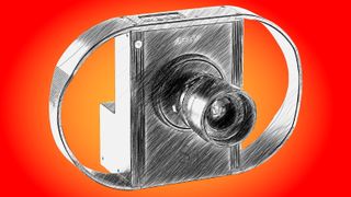Line drawing of Leica S1 camera