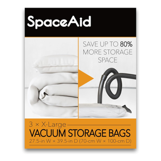 A pack of jumbo vacuum storage bags