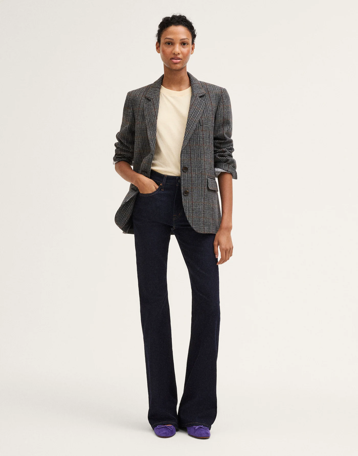 Madewell The Flare Jean in Super Stretch Denim