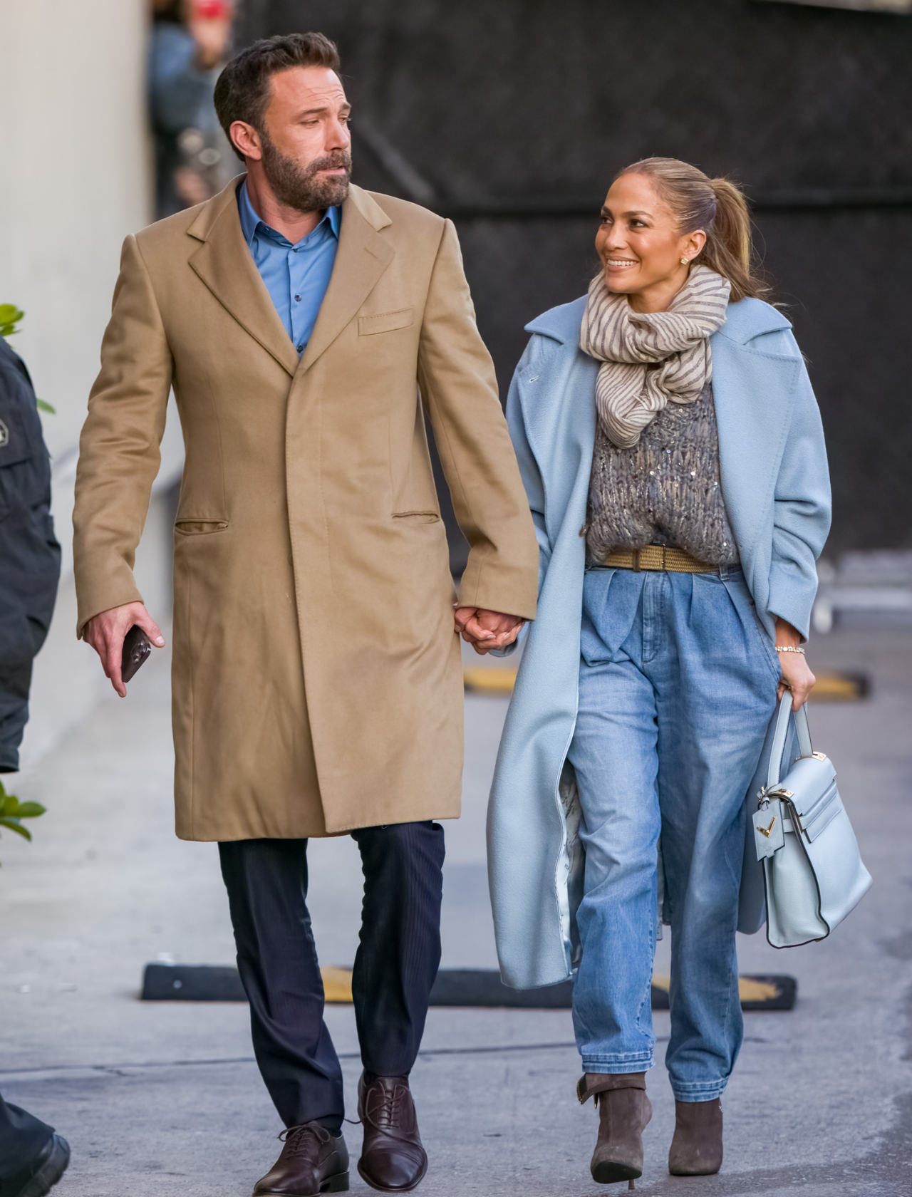 Ben Affleck and Jennifer Lopez seen at Jimmy Kimmel Live in Los Angeles 20201