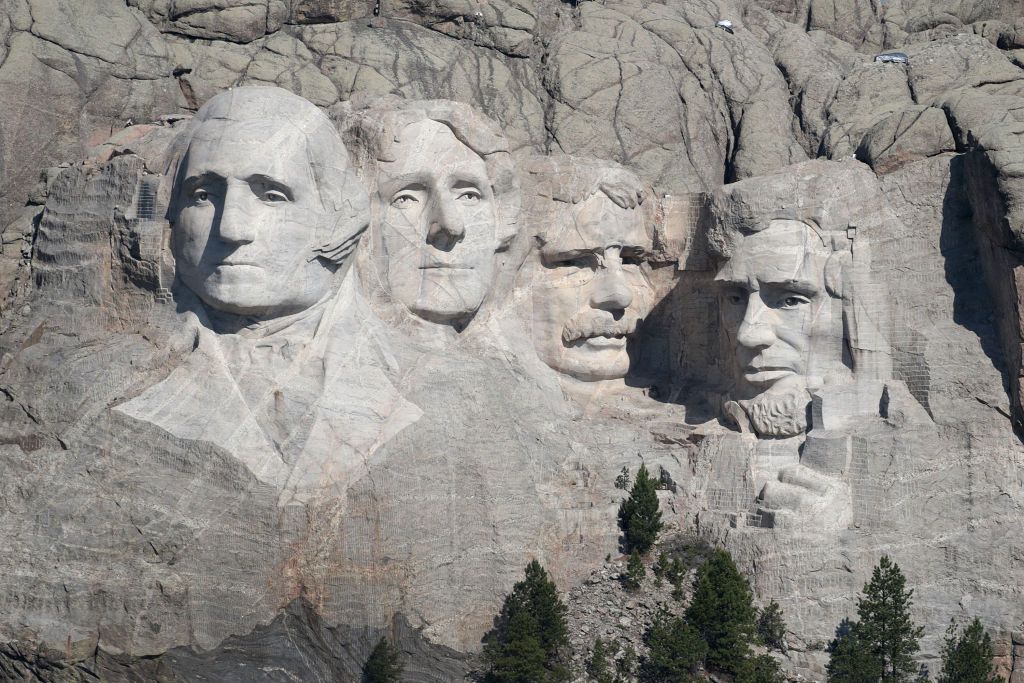 Mount Rushmore.