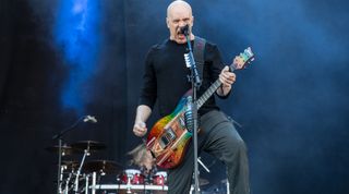 Devin Townsend performs at the 2022 Tuska Festival on July 3, 2022 in Helsinki, Finland