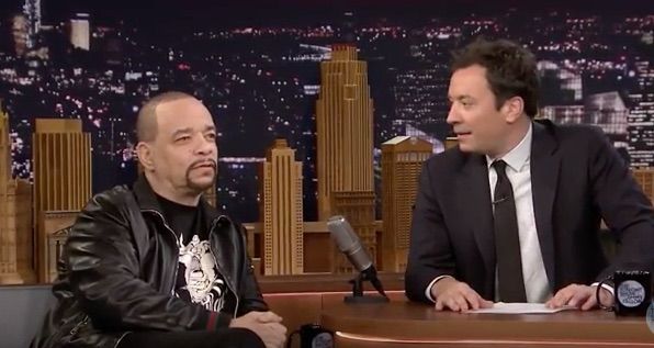 Ice T and Jimmy Fallon.