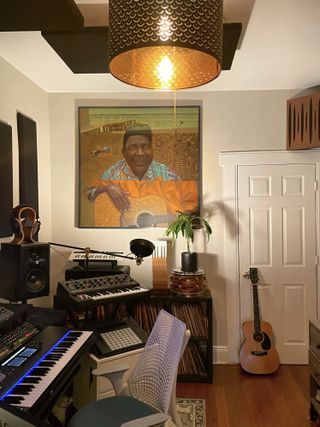 Music studio in Doman's apartment