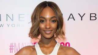 Jourdan Dunn with short feathered bob