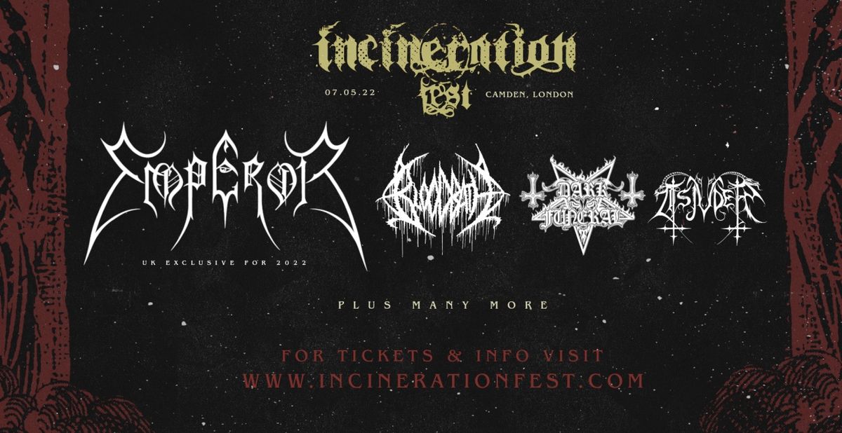 Incineration Festival 2022, landscape poster