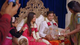 Indian couple getting married