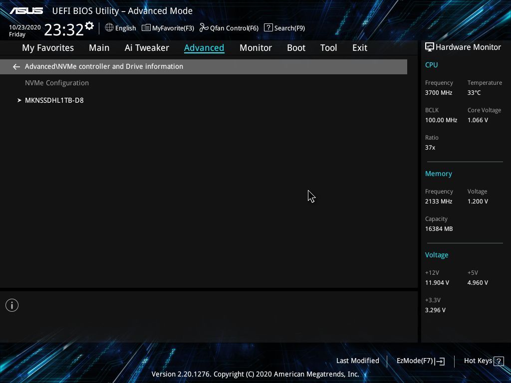 Asus Prime Z490M-Plus BIOS