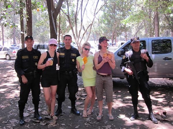 Guns and fruit in Guatemala