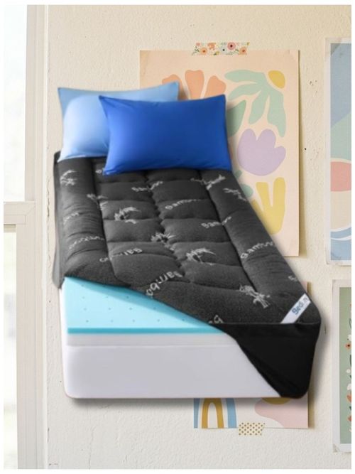 4-Inch Dual Layer Memory Foam Mattress Topper (Twin XL)&nbsp;