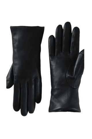 Ez Touch Screen Cashmere Lined Leather Gloves