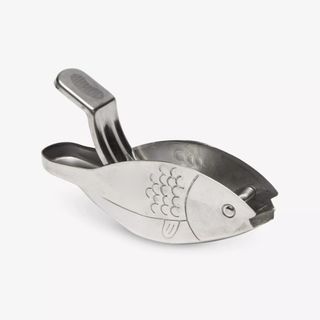 Gohar World Engraved lemon stainless-steel squeezer