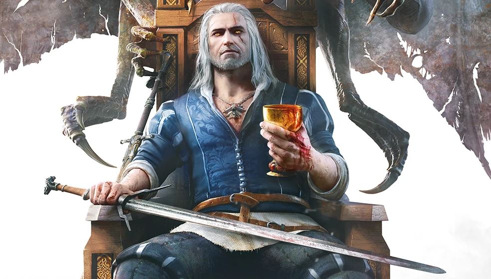 Geralt in blood and wine